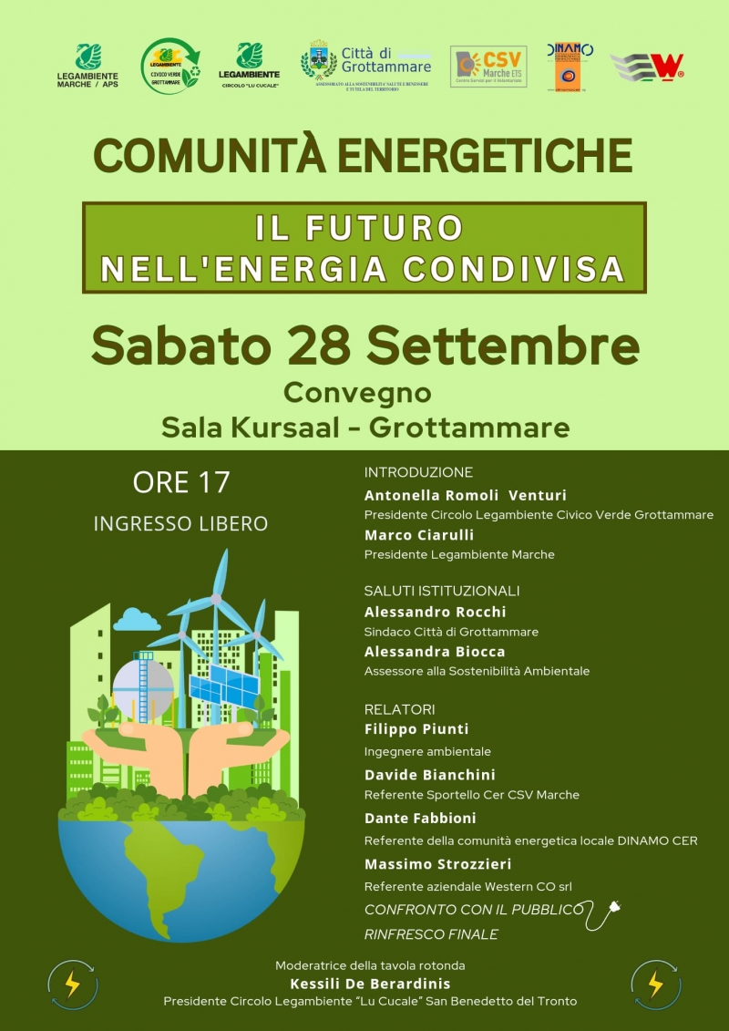 Un convegno sulle comunità energetiche