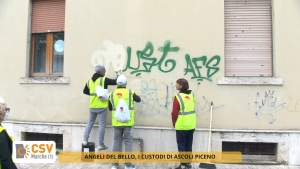 A ‘Spazio alla solidarietà’ l&#039;impegno anti degrado dell&#039;associazione Angeli del bello di Ascoli Piceno (video)