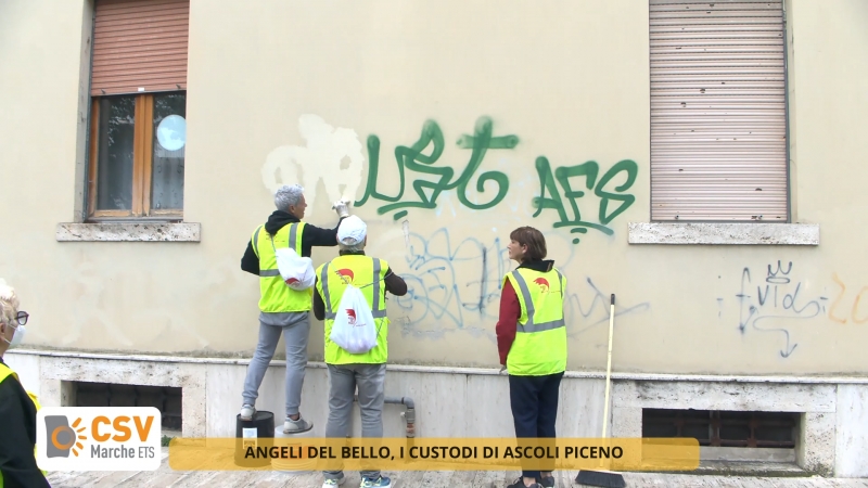 A ‘Spazio alla solidarietà’ l&#039;impegno anti degrado dell&#039;associazione Angeli del bello di Ascoli Piceno (video)