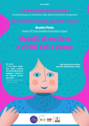 &quot;Modelli di welfare e diritti delle donne&quot;, nuova conferenza di Cambiamo Discorso