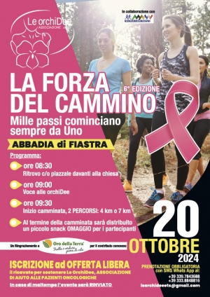 Una giornata di solidarietà con “La forza del cammino”