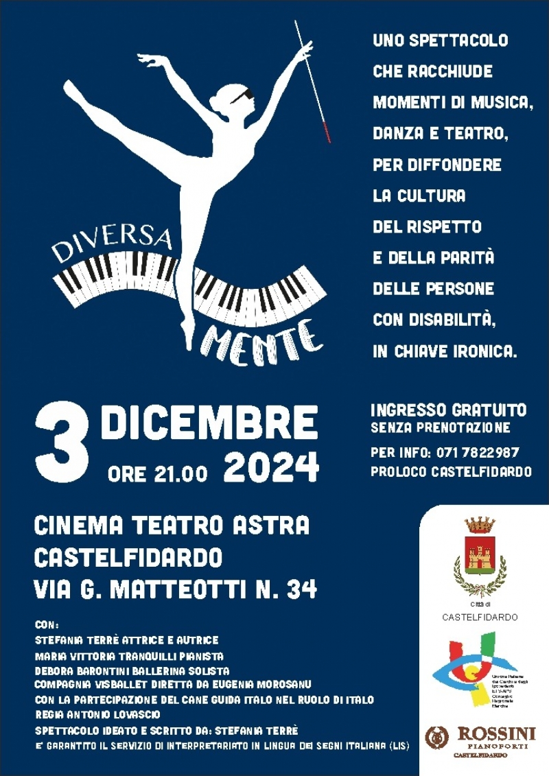 Diversa Mente, musica e danza per riflettere sulla disabilità