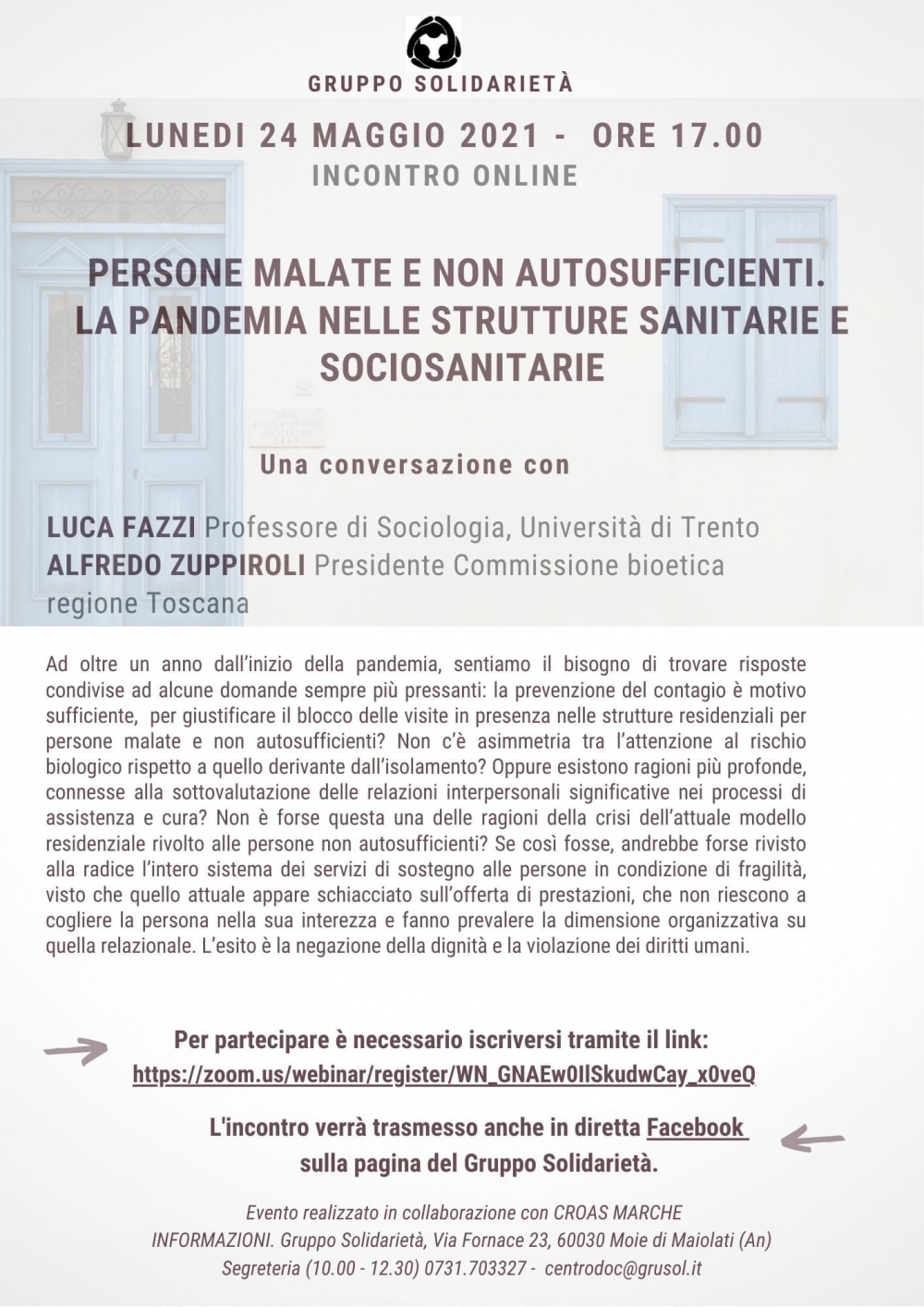 La Pandemia Nelle Strutture Sanitarie E Sociosanitarie