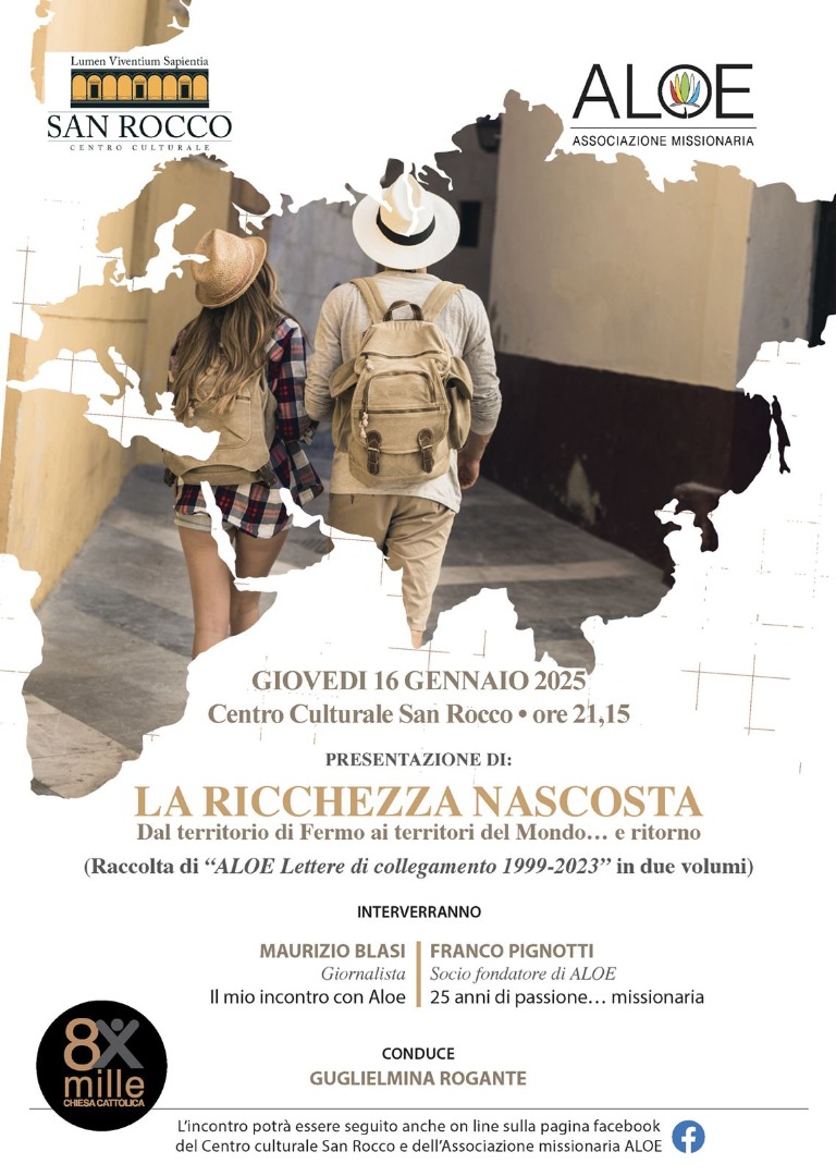 Locandina incontro associazione Aloe La ricchezza dell'incontro