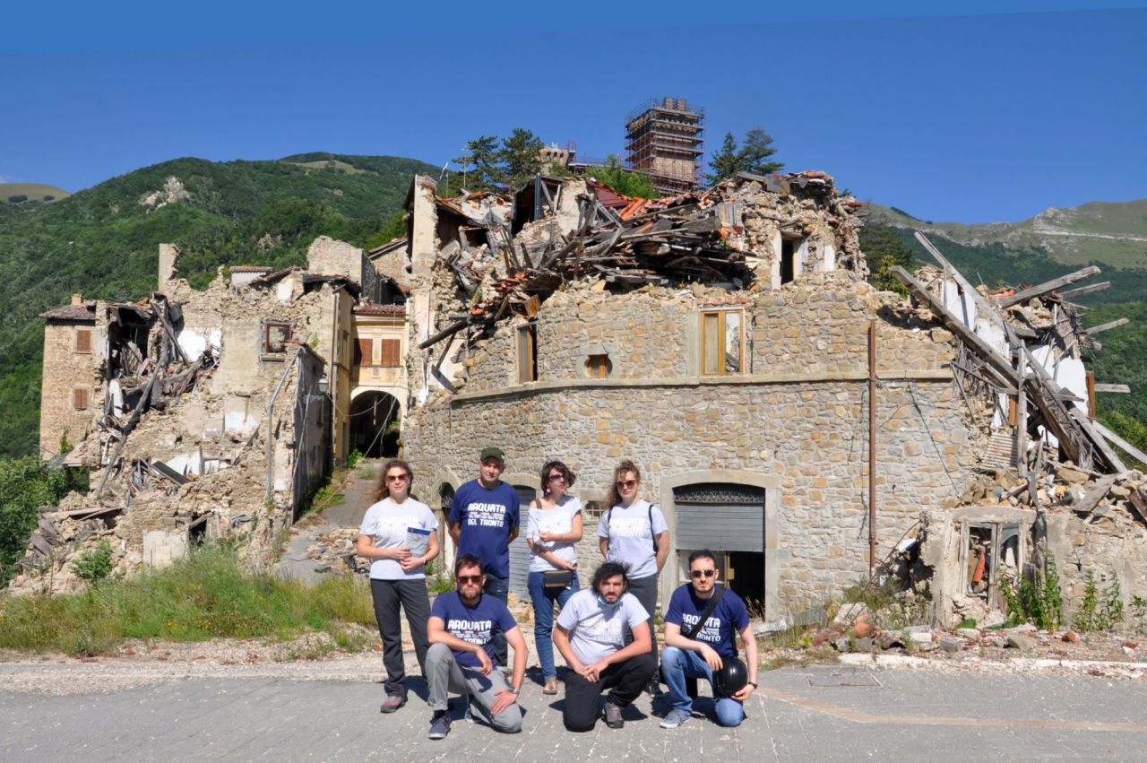 L'associazione ad Arquata del Tronto