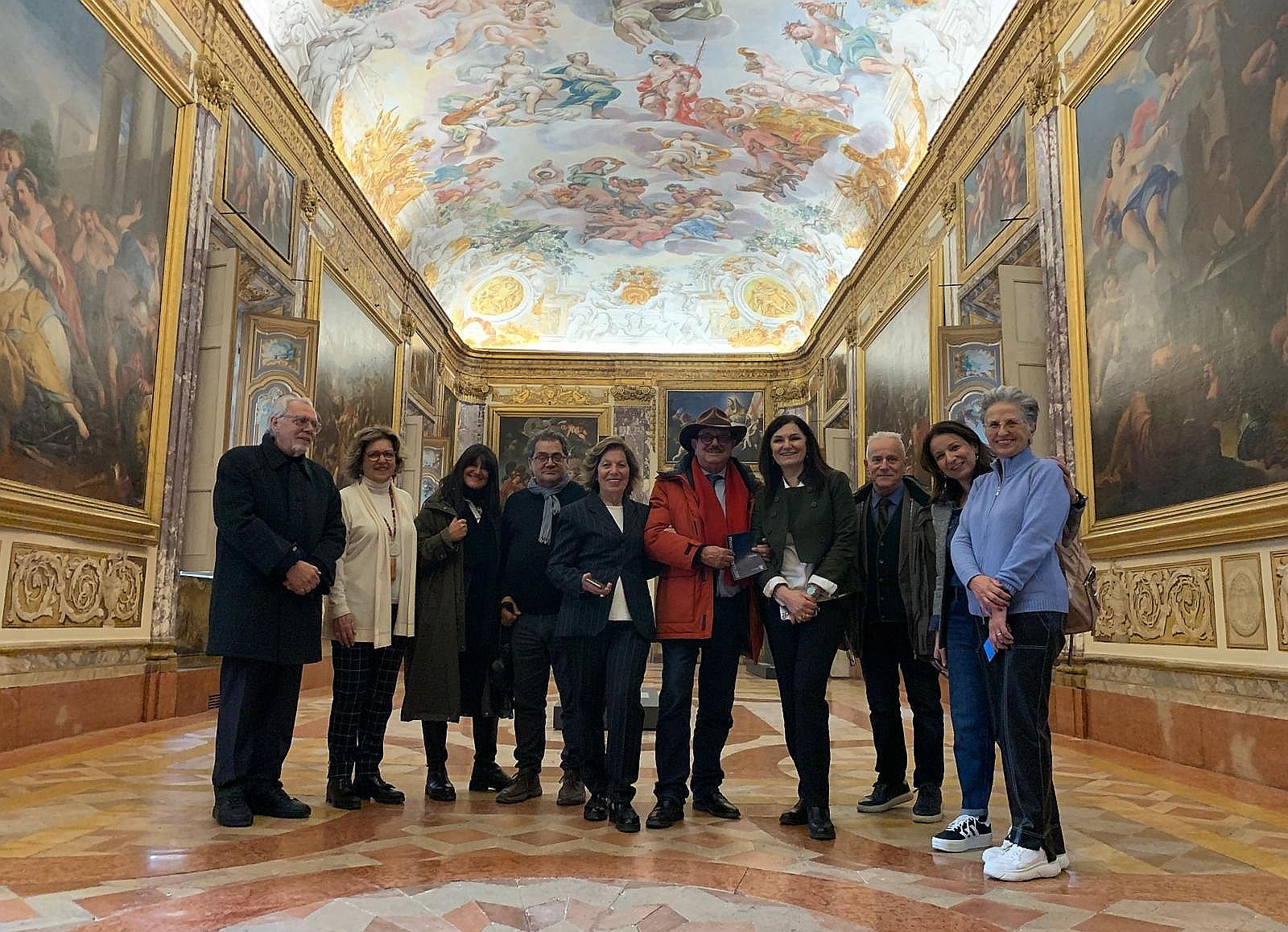 La delegazione in visita a Macerata