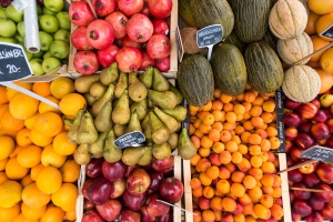 Frutta e verdura al mercato