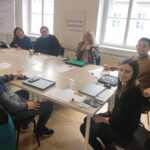 Lo staff del progetto Dyvo al lavoro a Graz in Austria