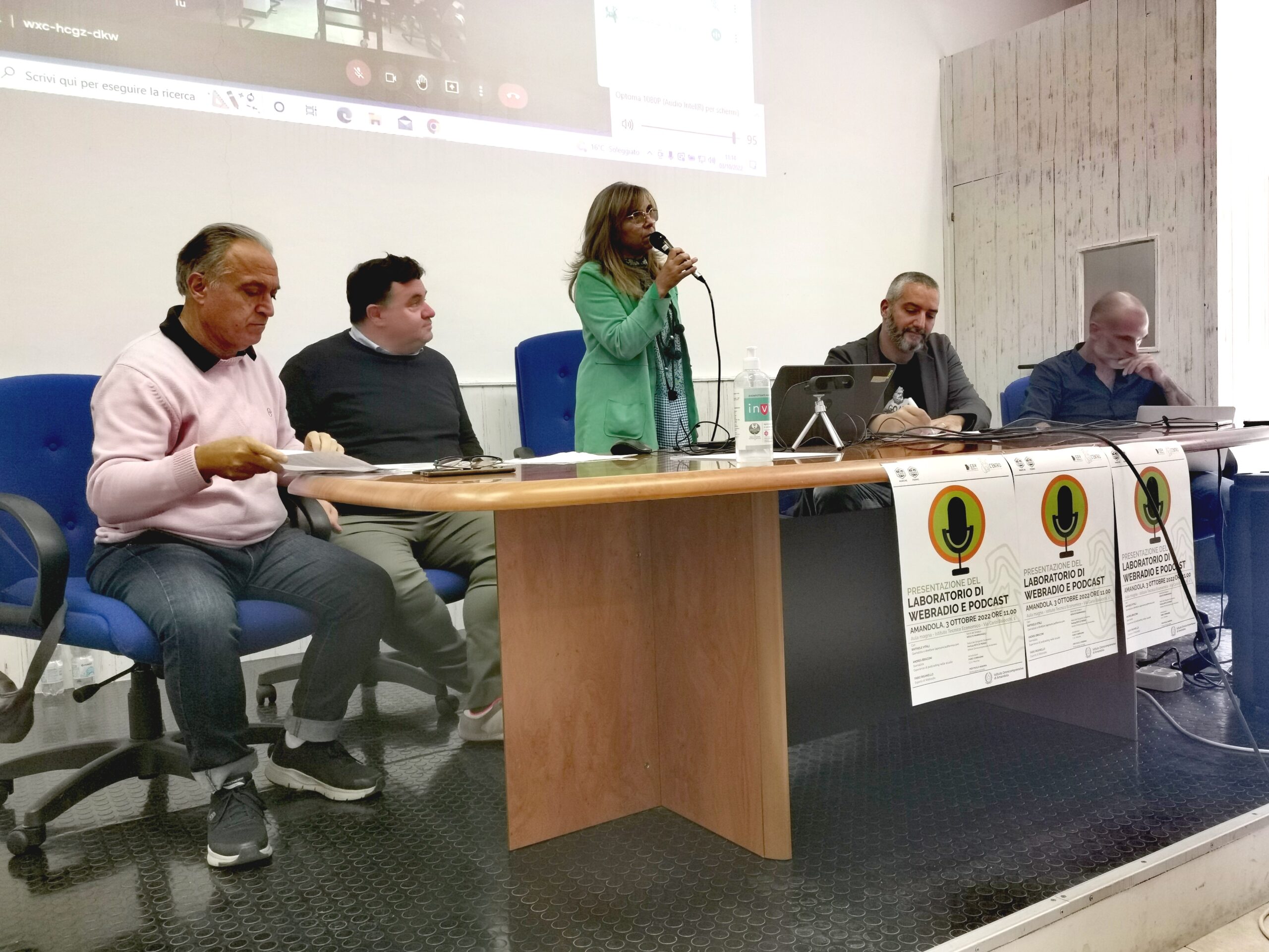 un momento della presentazione di Amandola