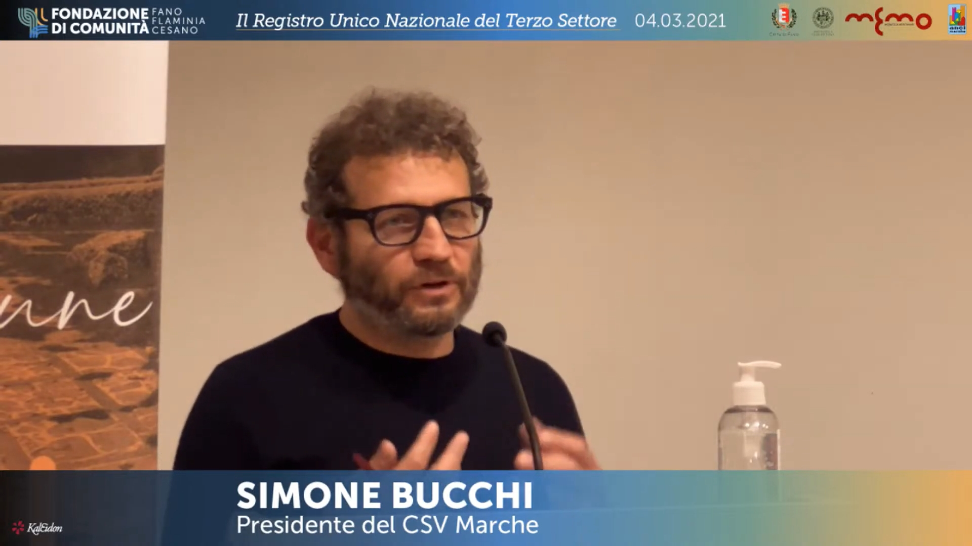 Simone Bucchi al convegno